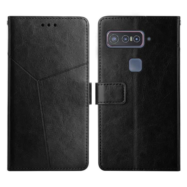 For Asus Smartphone for Snapdragon Insiders Y Stitching Horizontal Flip Leather Phone Case