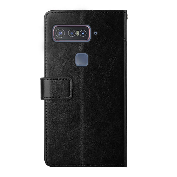 For Asus Smartphone for Snapdragon Insiders Y Stitching Horizontal Flip Leather Phone Case