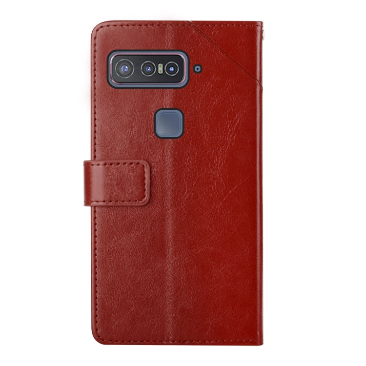For Asus Smartphone for Snapdragon Insiders Y Stitching Horizontal Flip Leather Phone Case