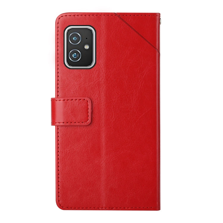 For Asus Zenfone 8 Y Stitching Horizontal Flip Leather Phone Case