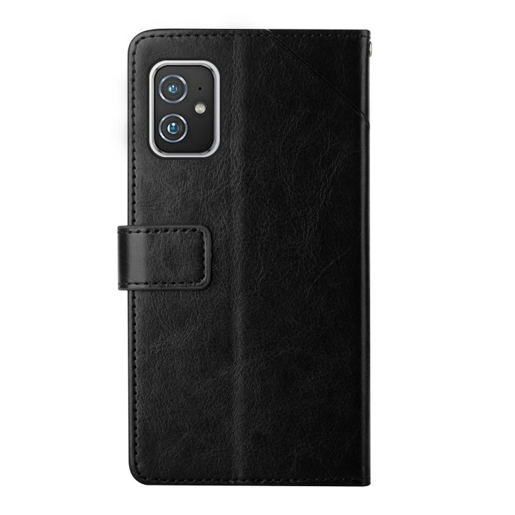 For Asus Zenfone 8 Y Stitching Horizontal Flip Leather Phone Case