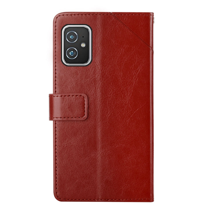 For Asus Zenfone 8 Y Stitching Horizontal Flip Leather Phone Case