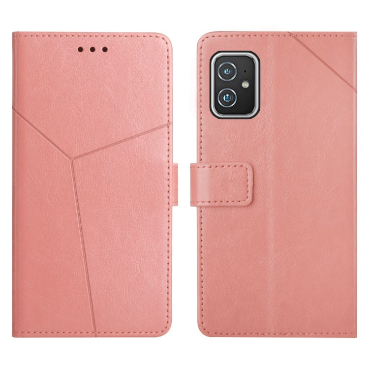 For Asus Zenfone 8 Y Stitching Horizontal Flip Leather Phone Case
