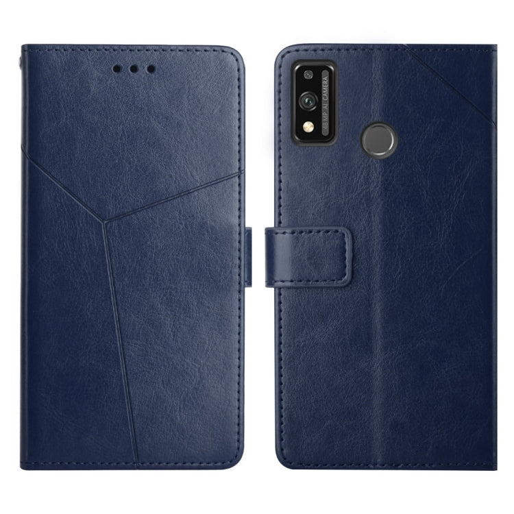 For Honor 9X Lite Y Stitching Horizontal Flip Leather Phone Case