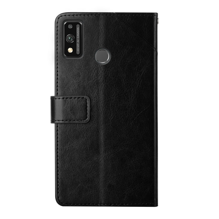 For Honor 9X Lite Y Stitching Horizontal Flip Leather Phone Case