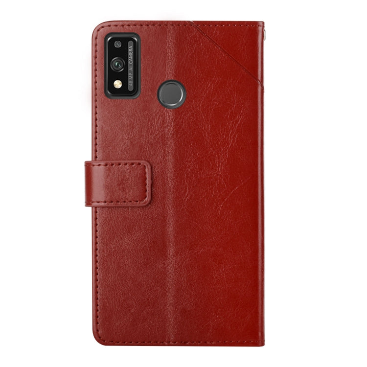 For Honor 9X Lite Y Stitching Horizontal Flip Leather Phone Case