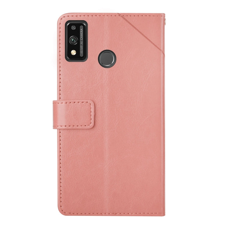 For Honor 9X Lite Y Stitching Horizontal Flip Leather Phone Case