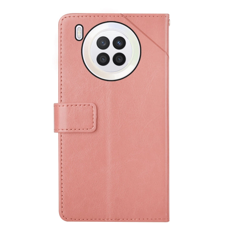 For Huawei nova 8i Y Stitching Horizontal Flip Leather Phone Case