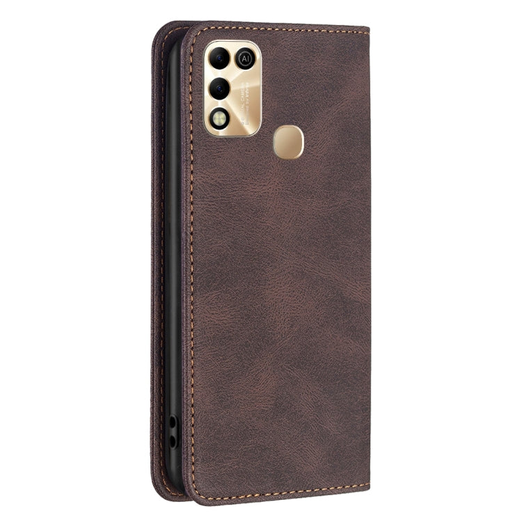 For Infinix Hot 11 Play/Hot 10 Play Magnetic RFID Blocking Anti-Theft Leather Phone Case