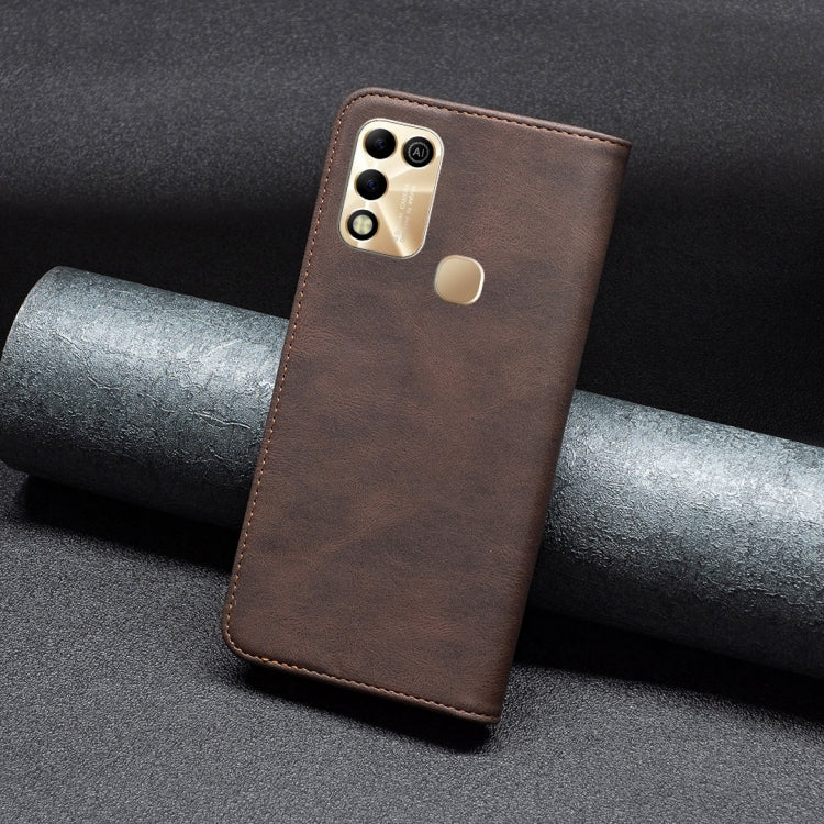 For Infinix Hot 11 Play/Hot 10 Play Magnetic RFID Blocking Anti-Theft Leather Phone Case