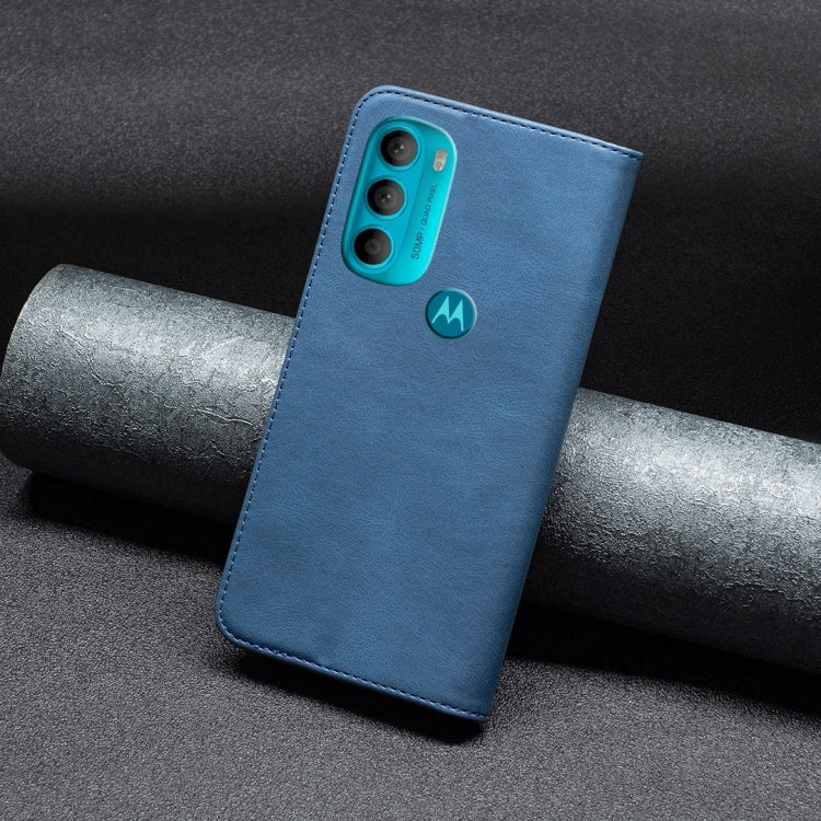 For Motorola Moto G71 5G Magnetic RFID Blocking Anti-Theft Leather Phone Case
