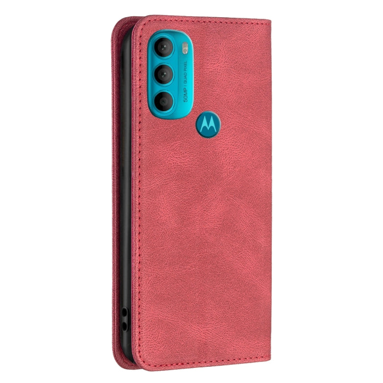 For Motorola Moto G71 5G Magnetic RFID Blocking Anti-Theft Leather Phone Case