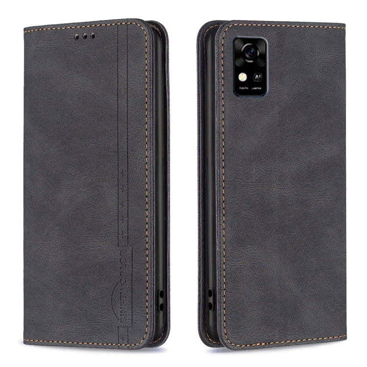 For ZTE Blade  A31 Magnetic RFID Blocking Anti-Theft Leather Phone Case