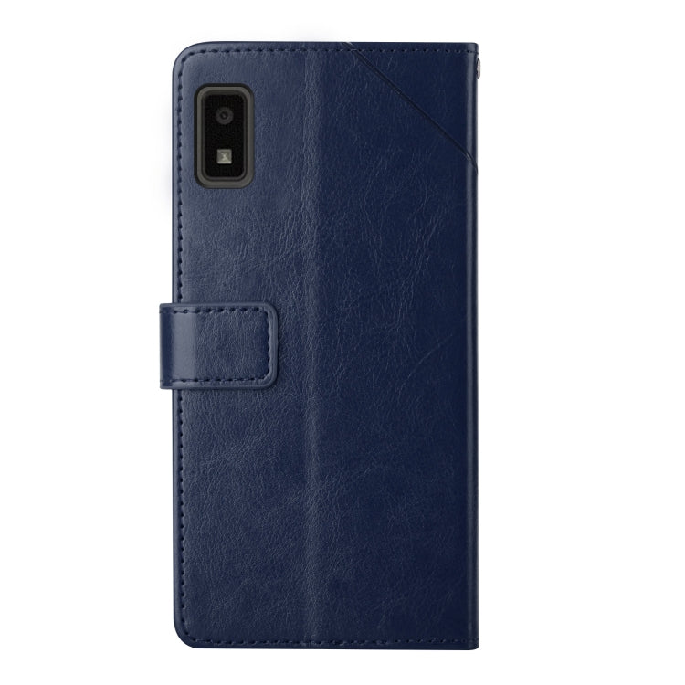 For Sharp Aquos Wish SHG06 Y Stitching Horizontal Flip Leather Phone Case