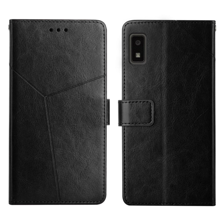 For Sharp Aquos Wish SHG06 Y Stitching Horizontal Flip Leather Phone Case