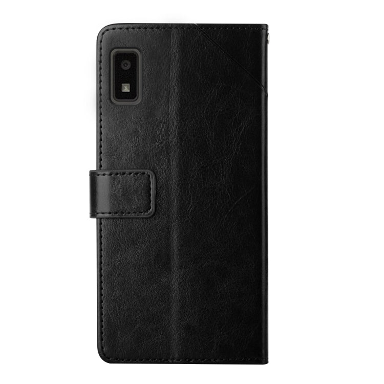 For Sharp Aquos Wish SHG06 Y Stitching Horizontal Flip Leather Phone Case