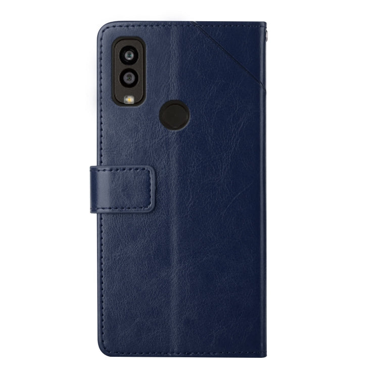 For Kyocera Android One S9 Y Stitching Horizontal Flip Leather Phone Case