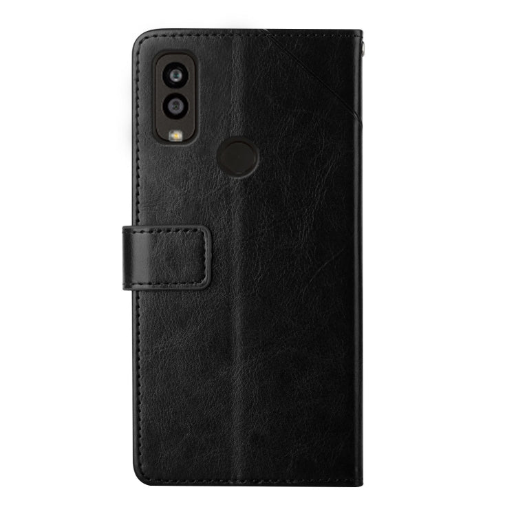 For Kyocera Android One S9 Y Stitching Horizontal Flip Leather Phone Case