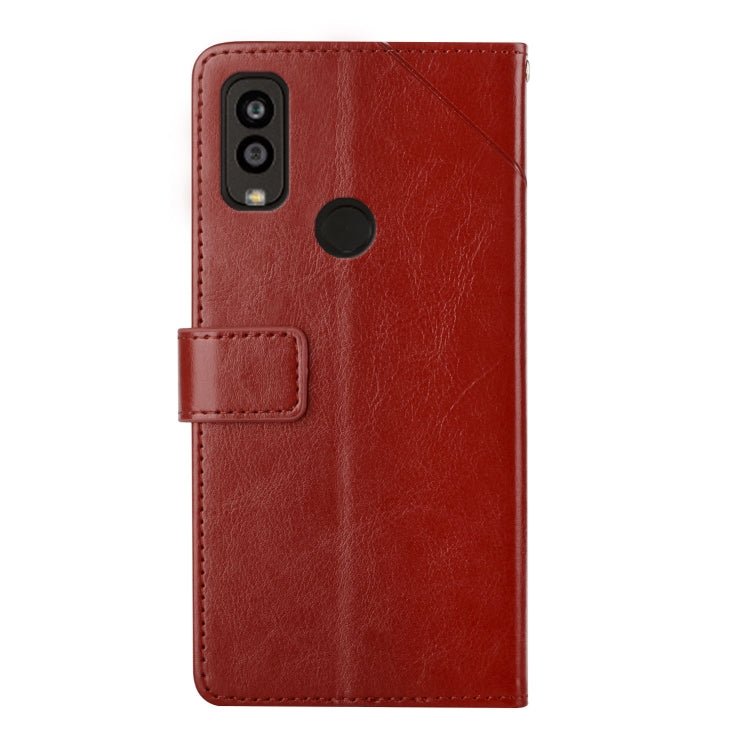 For Kyocera Android One S9 Y Stitching Horizontal Flip Leather Phone Case