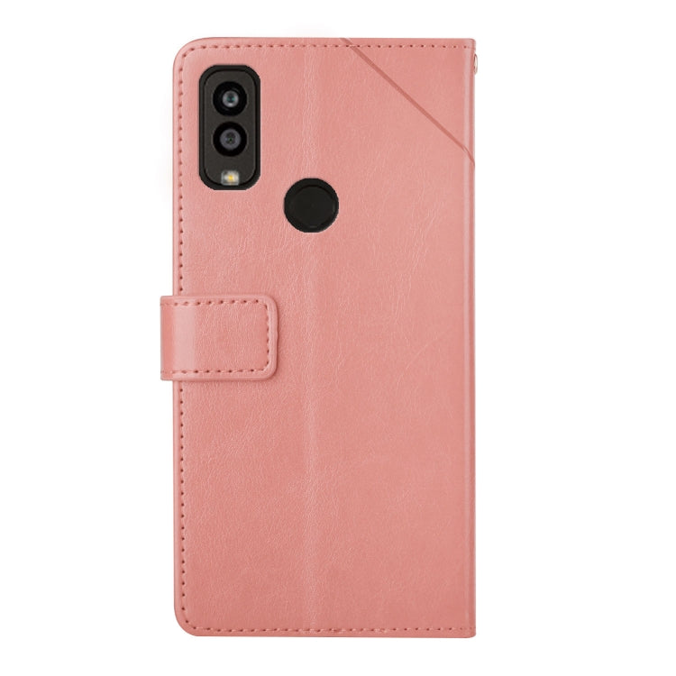 For Kyocera Android One S9 Y Stitching Horizontal Flip Leather Phone Case