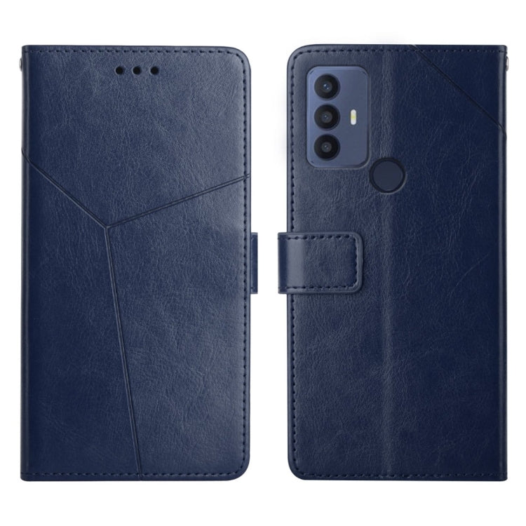For Sharp Aquos V6 / V6 Plus Y Stitching Horizontal Flip Leather Phone Case