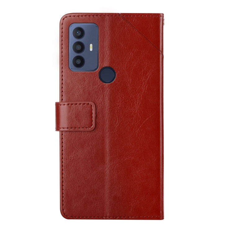 For Sharp Aquos V6 / V6 Plus Y Stitching Horizontal Flip Leather Phone Case