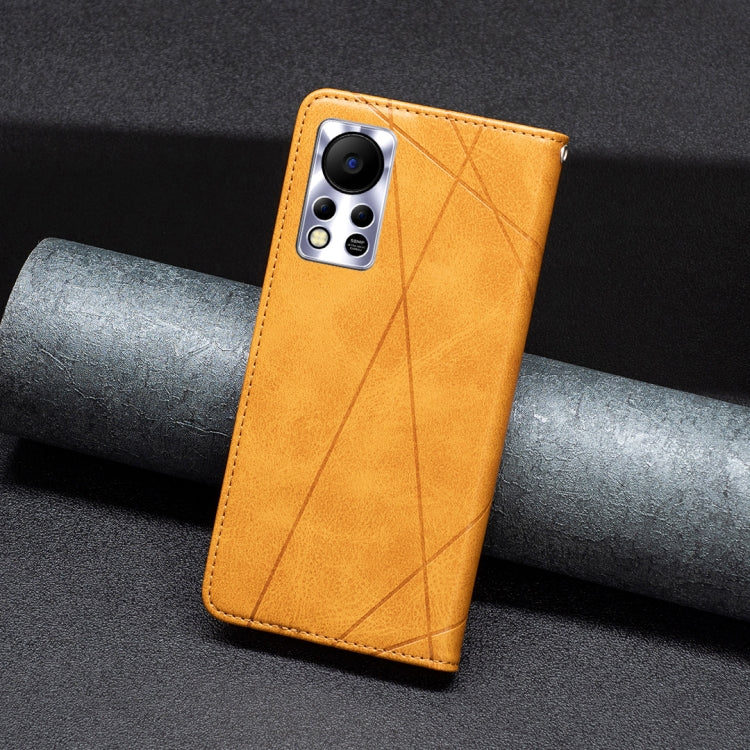 For Infinix Hot 11s/Hot 11T Prismatic Invisible Magnetic Leather Phone Case