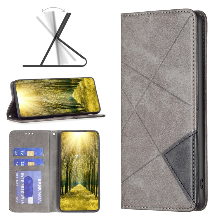 For Infinix Hot 11s/Hot 11T Prismatic Invisible Magnetic Leather Phone Case