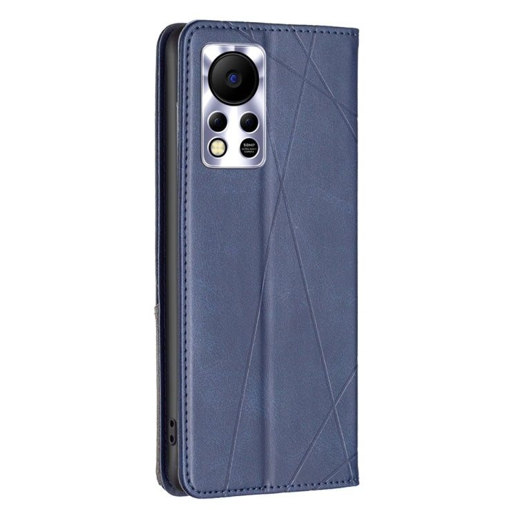 For Infinix Hot 11s/Hot 11T Prismatic Invisible Magnetic Leather Phone Case
