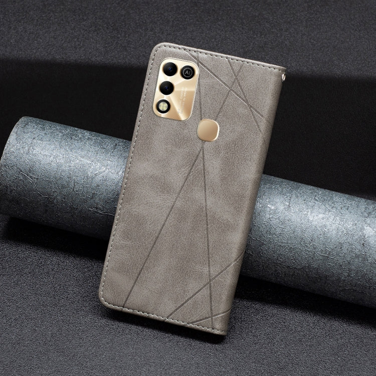 For Infinix Hot 11 Play/Hot 10 Play Prismatic Invisible Magnetic Leather Phone Case