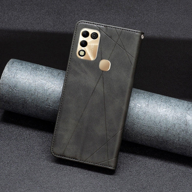 For Infinix Hot 11 Play/Hot 10 Play Prismatic Invisible Magnetic Leather Phone Case