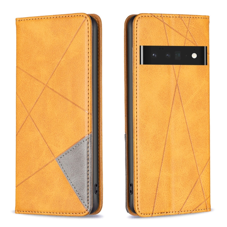 For Google Pixel 7 Pro 5G Prismatic Invisible Magnetic Leather Phone Case
