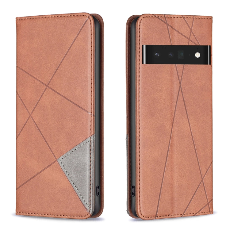 For Google Pixel 7 Pro 5G Prismatic Invisible Magnetic Leather Phone Case