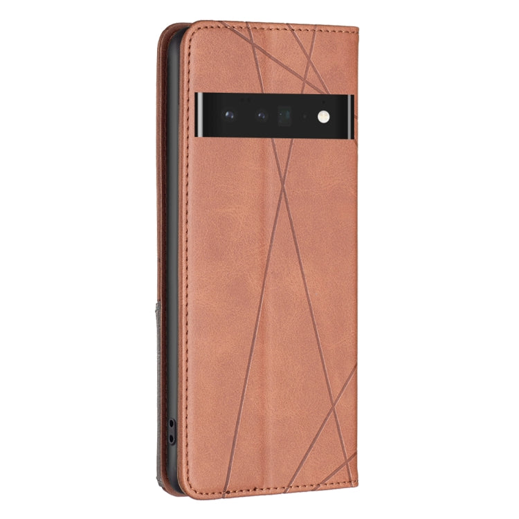 For Google Pixel 7 Pro 5G Prismatic Invisible Magnetic Leather Phone Case