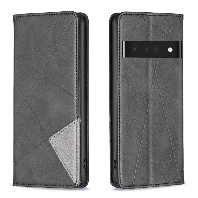 For Google Pixel 7 Pro 5G Prismatic Invisible Magnetic Leather Phone Case