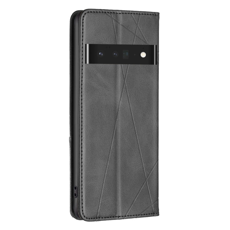 For Google Pixel 7 Pro 5G Prismatic Invisible Magnetic Leather Phone Case