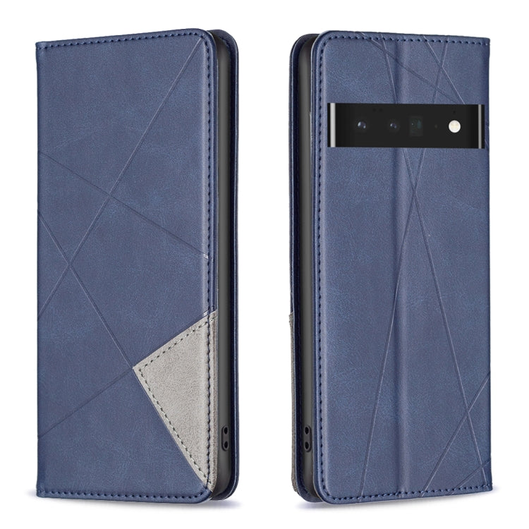 For Google Pixel 7 Pro 5G Prismatic Invisible Magnetic Leather Phone Case