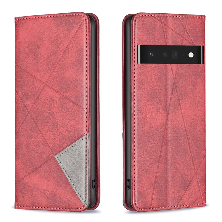 For Google Pixel 7 Pro 5G Prismatic Invisible Magnetic Leather Phone Case