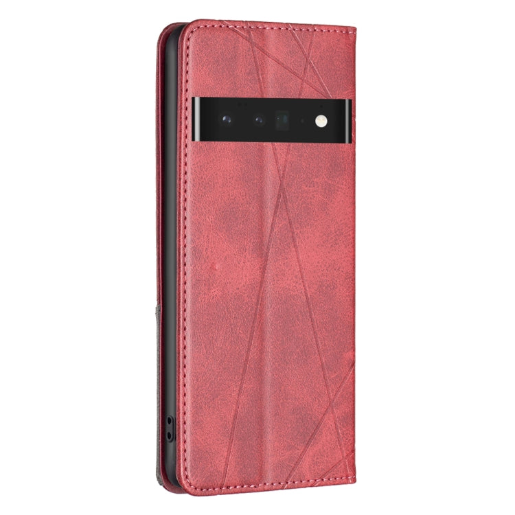 For Google Pixel 7 Pro 5G Prismatic Invisible Magnetic Leather Phone Case