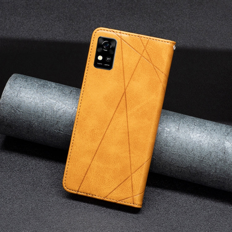 For ZTE Blade  A31 Prismatic Invisible Magnetic Leather Phone Case