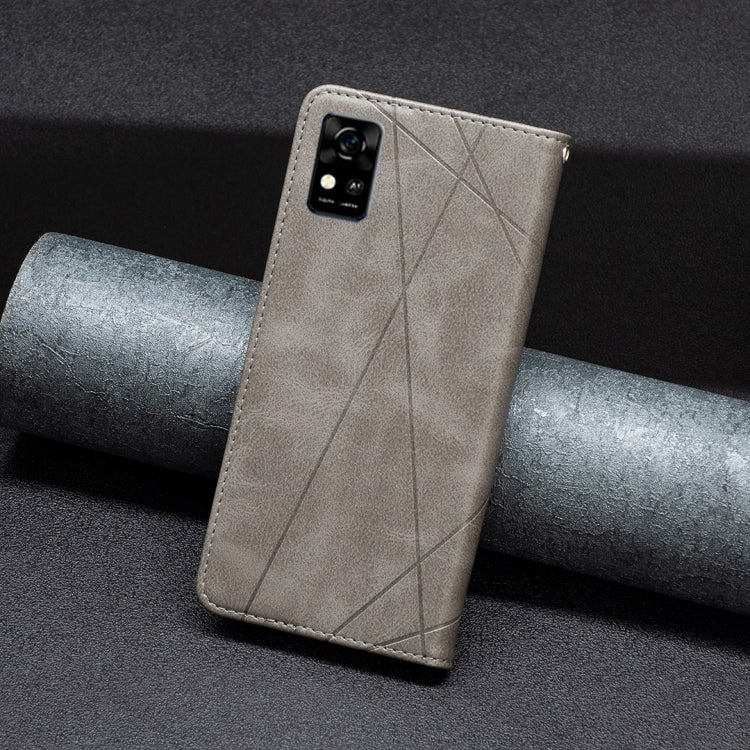 For ZTE Blade  A31 Prismatic Invisible Magnetic Leather Phone Case