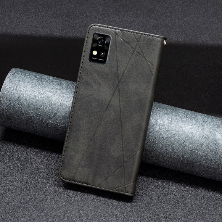 For ZTE Blade  A31 Prismatic Invisible Magnetic Leather Phone Case