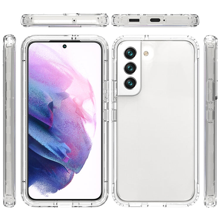 For Samsung Galaxy S22 5G Full Body Shockproof Clear Gradient Phone Case