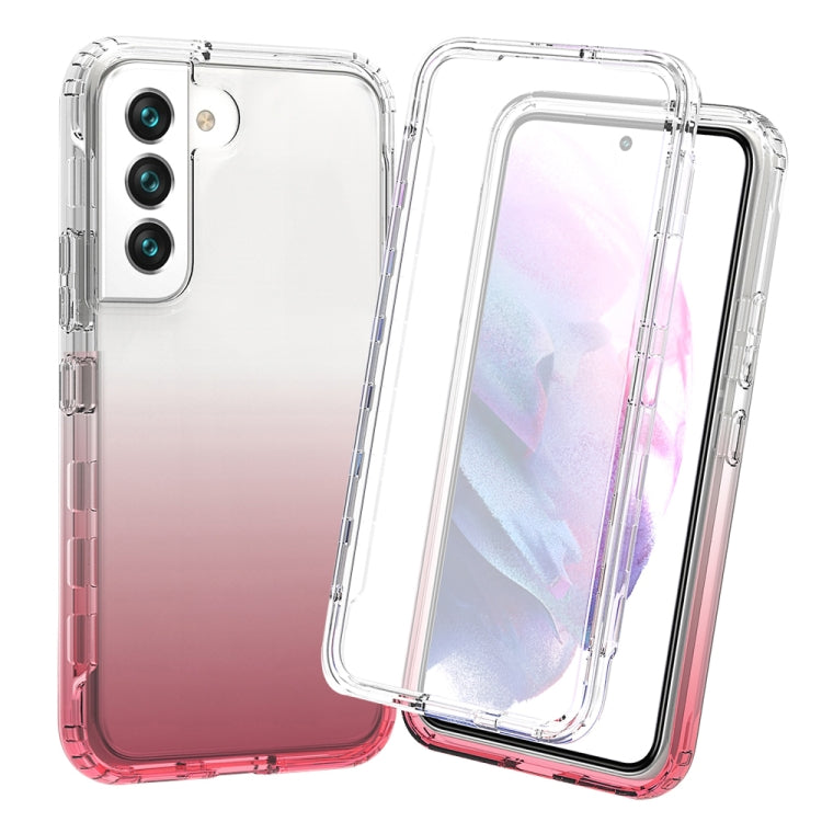 For Samsung Galaxy S22+ 5G Full Body Shockproof Clear Gradient Phone Case