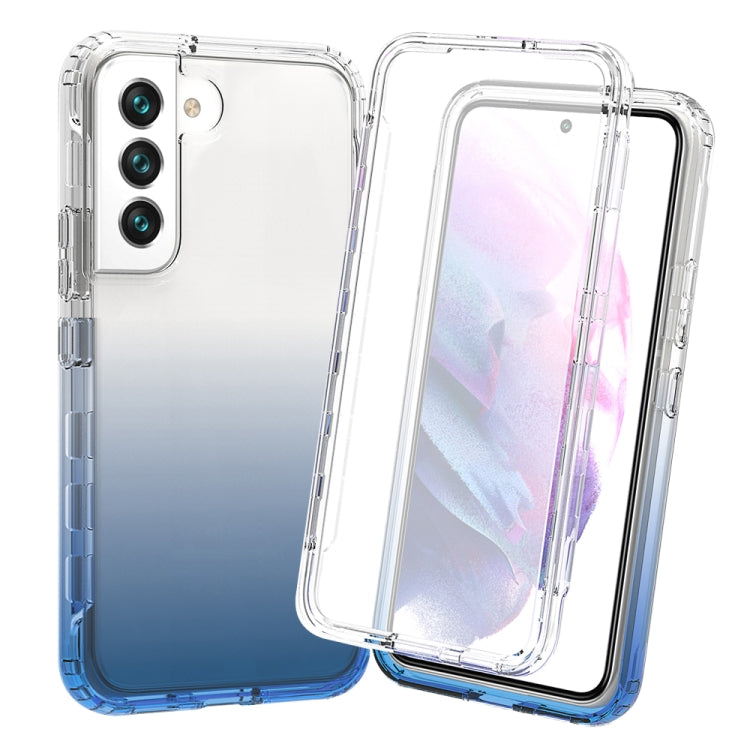 For Samsung Galaxy S22+ 5G Full Body Shockproof Clear Gradient Phone Case