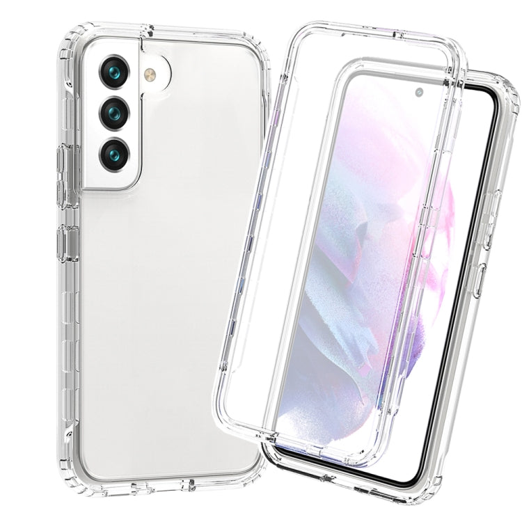 For Samsung Galaxy S22+ 5G Full Body Shockproof Clear Gradient Phone Case