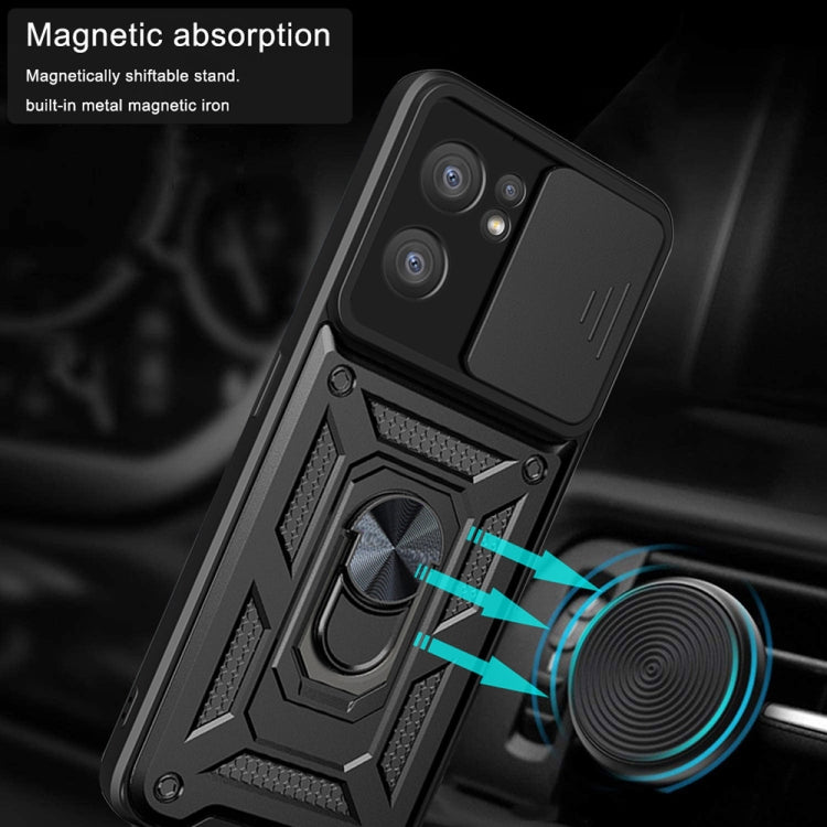 For OPPO Reno7 5G Global / Find X5 Lite Sliding Camera Cover Design TPU+PC Phone Case