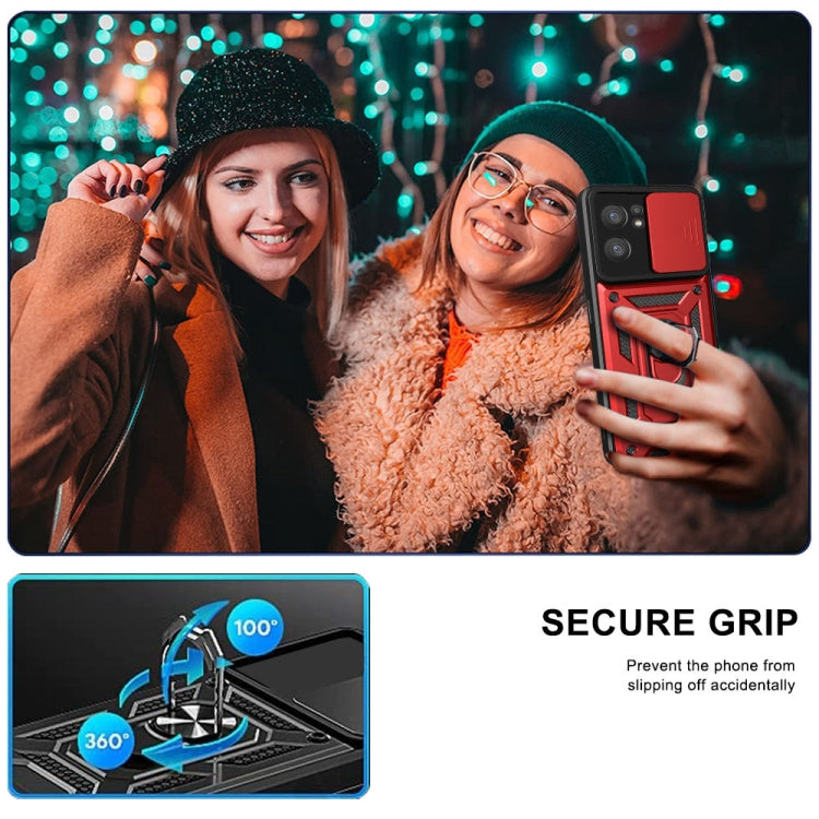 For OPPO Reno7 5G Global / Find X5 Lite Sliding Camera Cover Design TPU+PC Phone Case