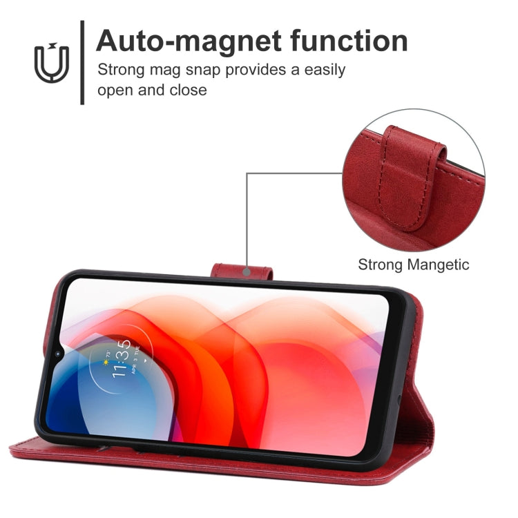 For Motorola Moto G Play 2022 Leather Phone Case