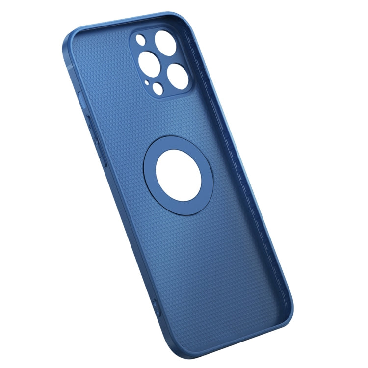 For iPhone 13 Brushed Texture Metal + Silicone Phone Case